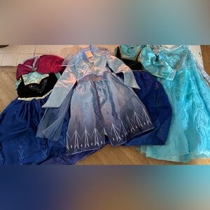 Disney Anna & Elsa gowns